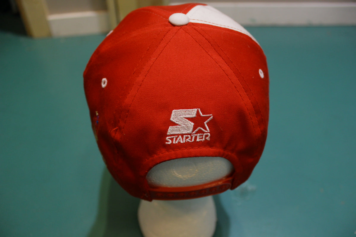 Atlanta Budweiser 1996 Olympics Authentic 90's Vintage Snapback Trucker Cap Starter Hat