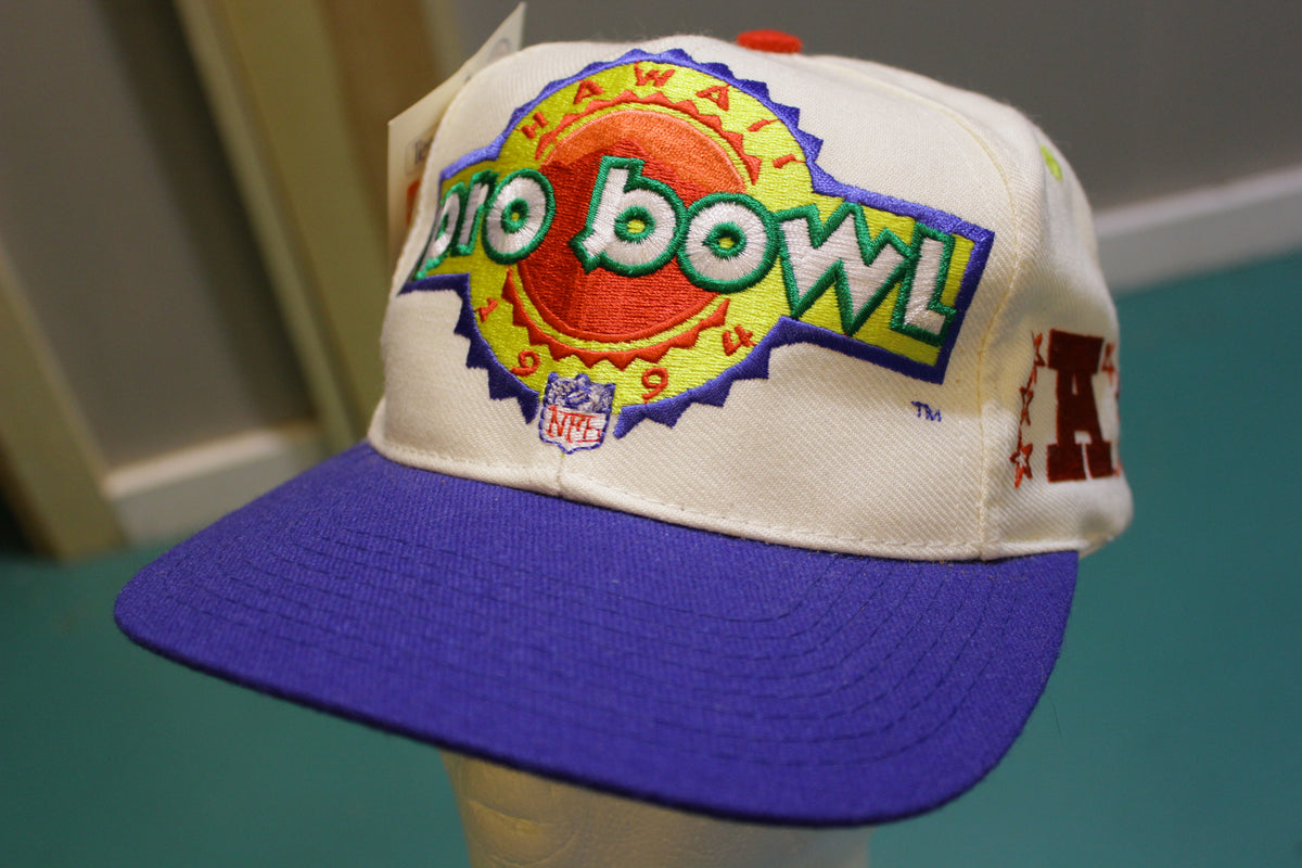 Pro Bowl Hawaii 1994 Logo Athletics 90's Vintage Snapback Trucker Cap Starter Hat
