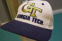 Georgia Tech Yellow Jackets Russell Athletic 90's Vintage Snapback Trucker Cap Starter Hat