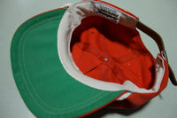 Coca Cola Vintage White Rope Cord Red 80's Adjustable Back Hat