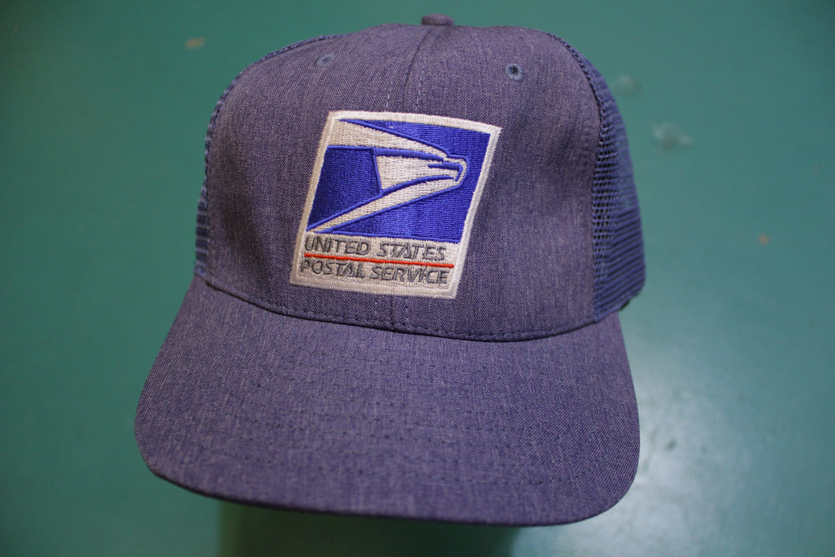 United States Postal Service USPS Vintage Snapback Trucker Cap Post Office Hat