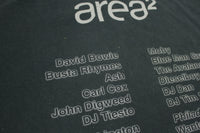 Area2 David Bowie Busta Rhymes DJ Tiesto 2002 Festival Concert T-Shirt