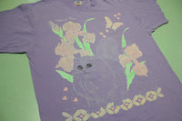 Morro Bay Sparkle Glitter Purple FOTL USA Vintage Cat T-Shirt