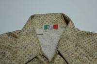 Roma Vintage 70's Disco Polyester Polo Silky Soft Shirt