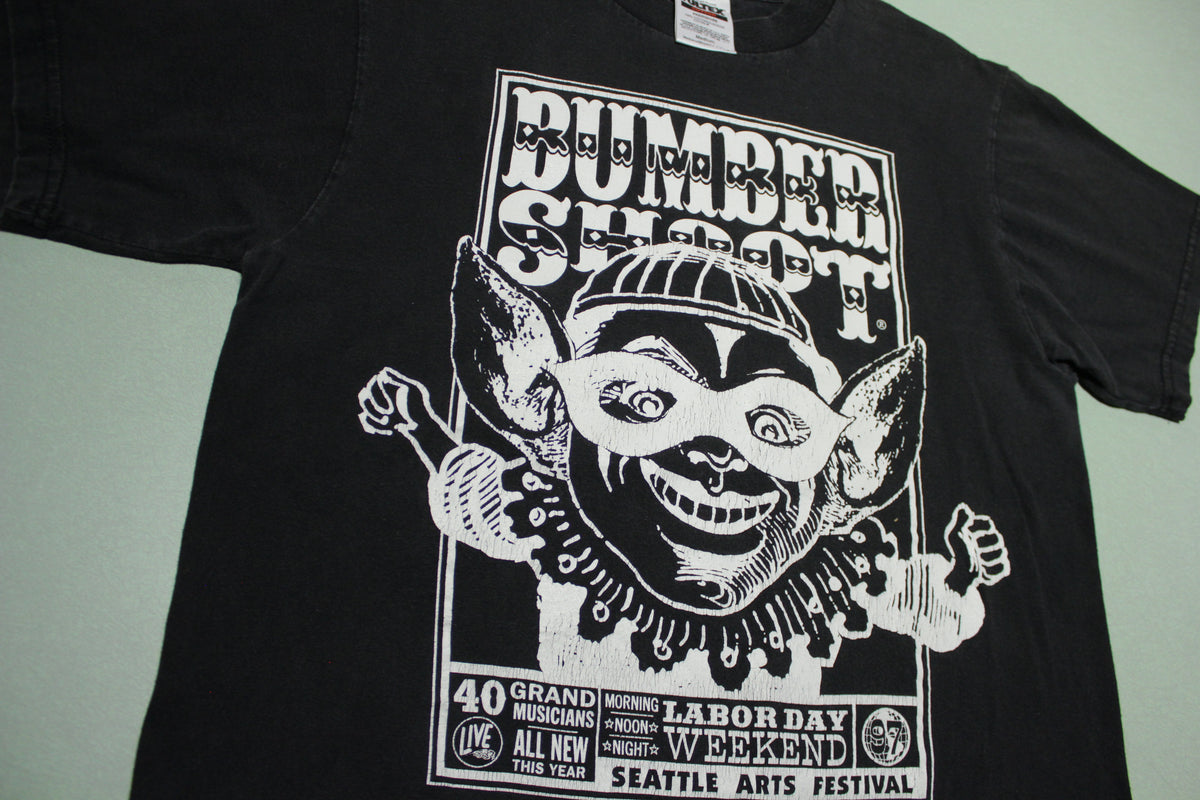 Bumbershoot 1997 Black Vintage Sonic Youth Beck Foo Fighters Vintage T-Shirt