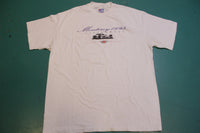 Monterey 1995 Championship Racing Vintage White 90's Single Stitch T-Shirt