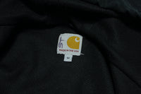 Carhartt J131 Duck Thermal Lined Hooded Work Made in USA Helmets Jacket