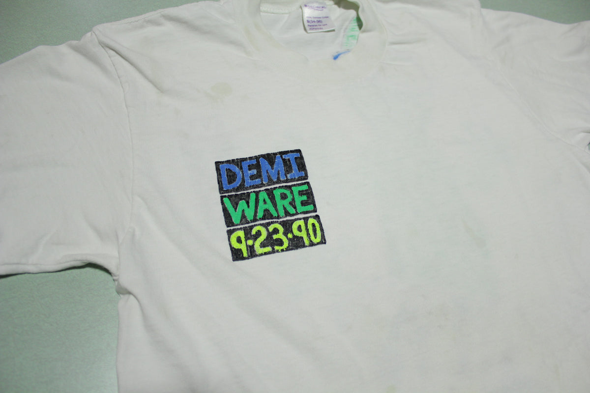 Demi-Ware Gecko Wild Vintage 1990 Custom Handmade T-Shirt