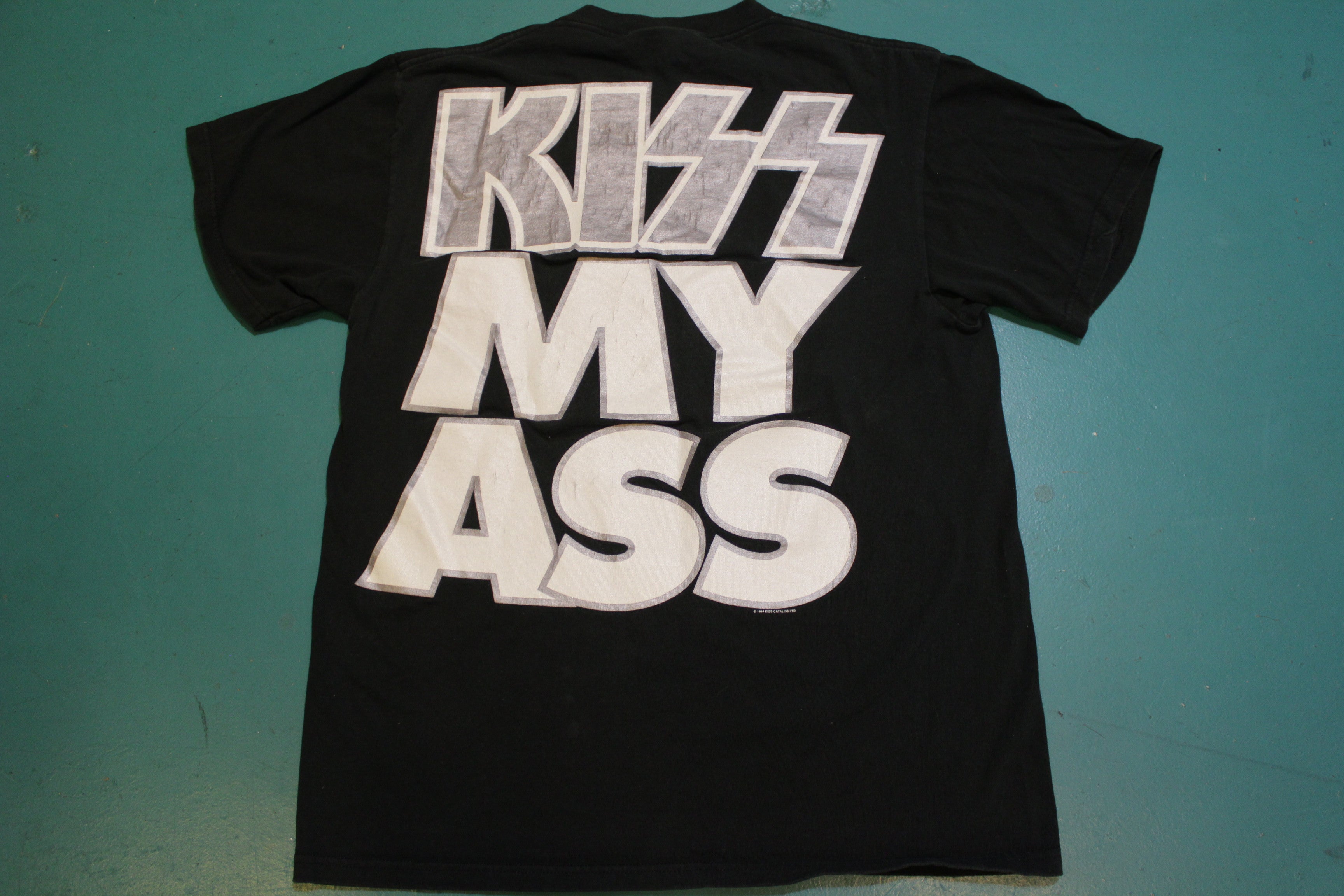Kiss My Ass 1994 Vintage Painted Face Dinner Band T-Shirt 90's –  thefuzzyfelt