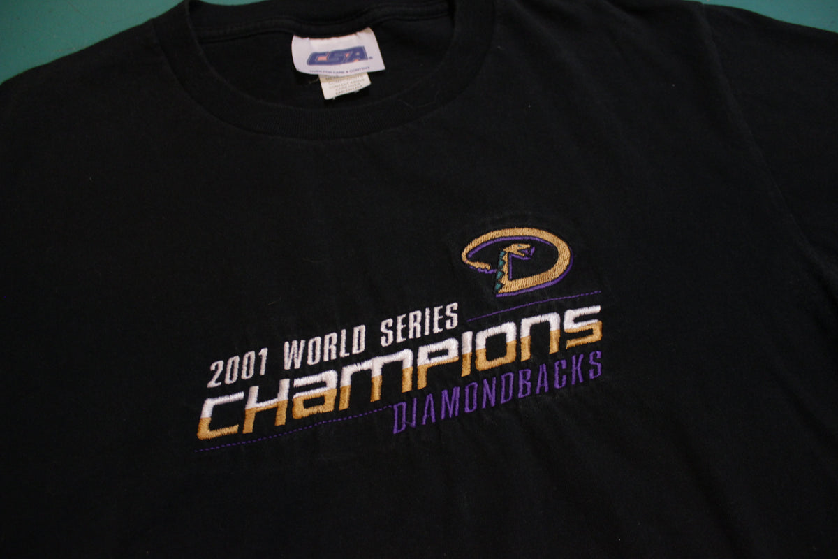 Diamondbacks 2001 World Series Champions Vintage T-Shirt