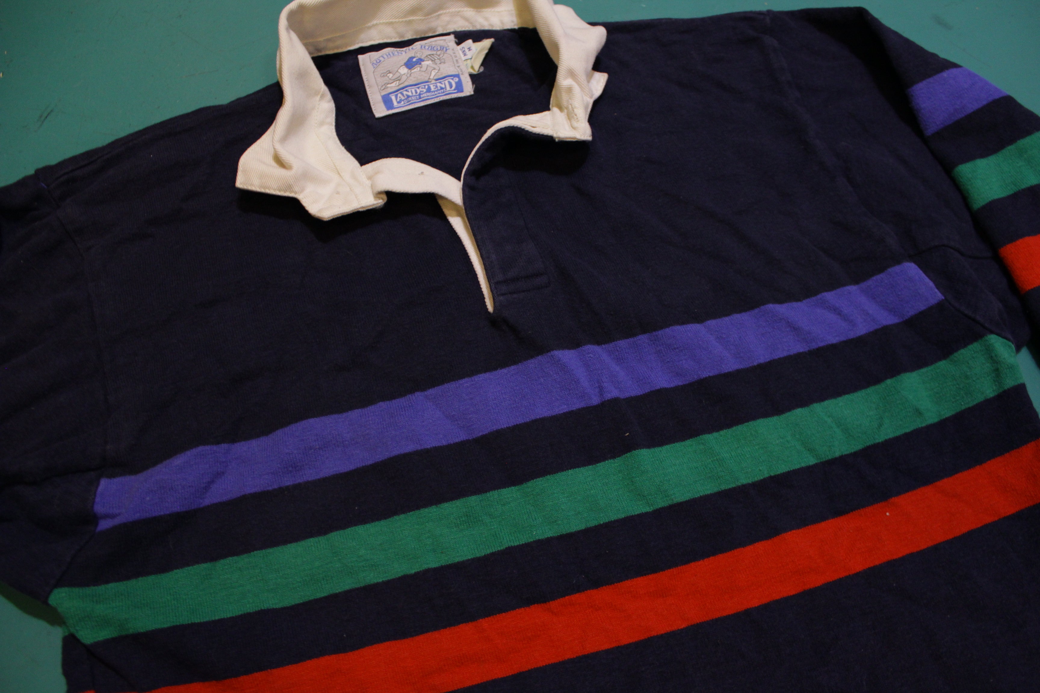 90's LLBean Rugby shirts Vintage 90's LL Bean Striped Rugby Shirt