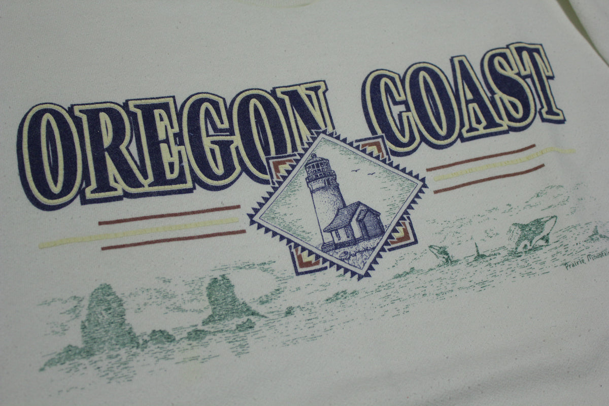 Oregon Coast Vintage 80s Tourist Crewneck Sweatshirt