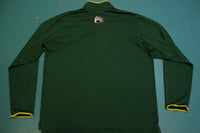 90's USA Made Nike Black Tag Baylor University Swoosh Long Sleeve Zip Pullover Shirt
