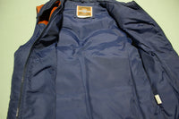 Pioneer Wear Leather Patch Vintage 80s Puffer Ski Vest Jacket