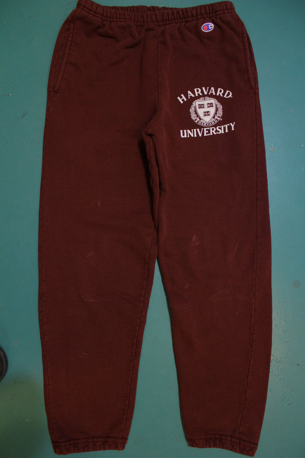 Champion Logo Made in USA 80's Harvard University  Sweatpants 28 30 32