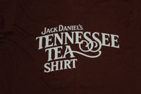 Jack Daniel's Tennessee Tea Shirt Vintage 80's Screen Stars USA Single Stitch Whiskey Tee