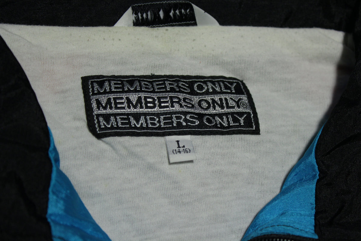 Members Only Vintage Color Block 80s 90's Windbreaker Track Jacket