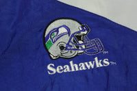 Seattle Seahawks Vintage 90's Reebok Football Windbreaker Track Field Jacket