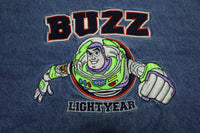 Buzz Lightyear Vintage 90's Disney Pixar Varsity Letterman Toy Story Bomber Jacket
