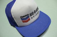 Chevron Ice-B-Gon Deicer Vintage Foam Mesh 80s Adjustable Back Snapback Hat