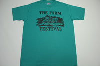 The Farm Festival Vintage 80's Farm Aid Hanes Fifty Single Stitch Made in USA T-Shirt