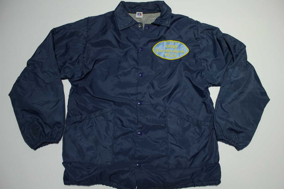 Echo Quarterback Club Vintage 80's Russell Athletic Coaches Jacket