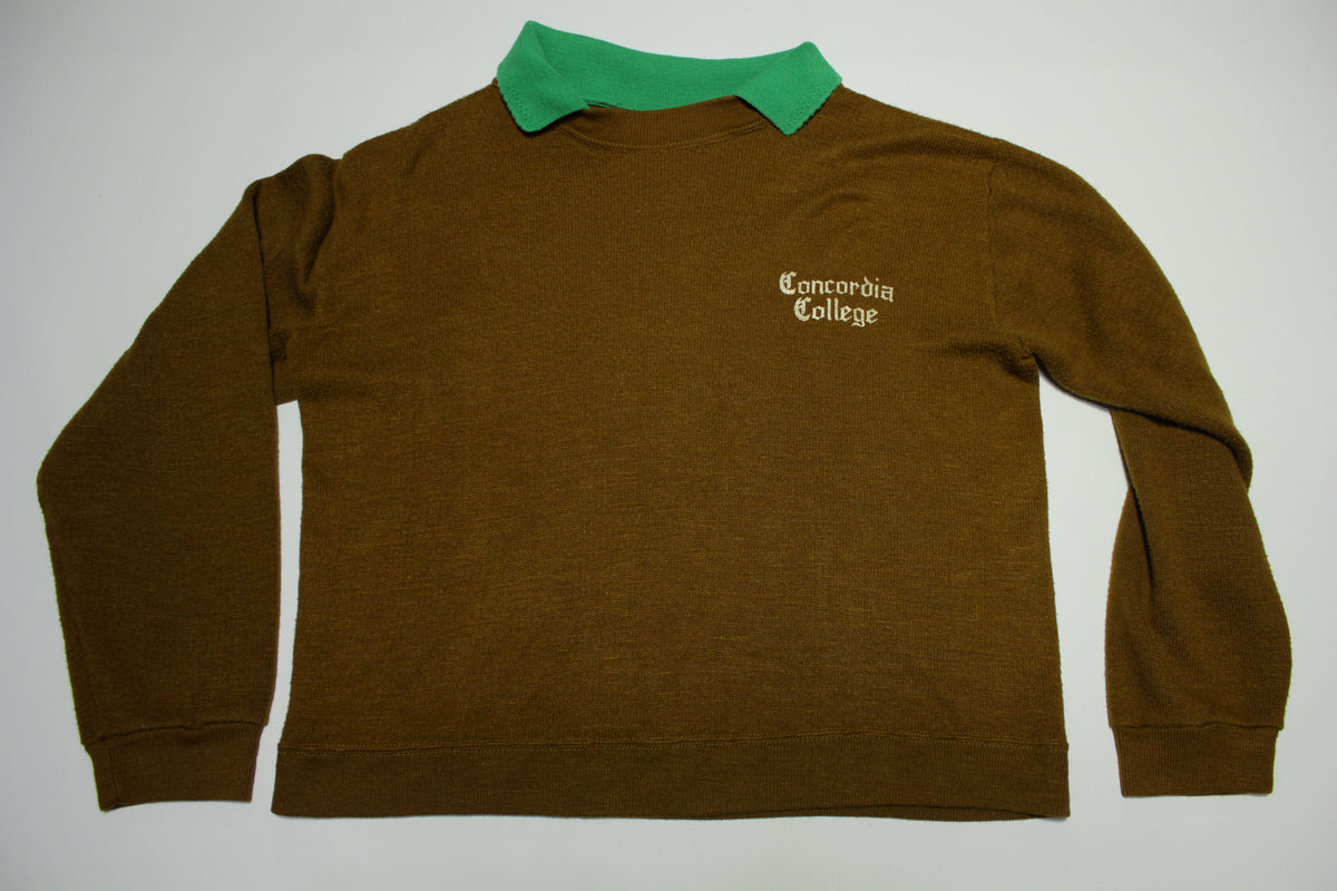 Concordia College Vintage 60's Minnesota Collared Sweatshirt