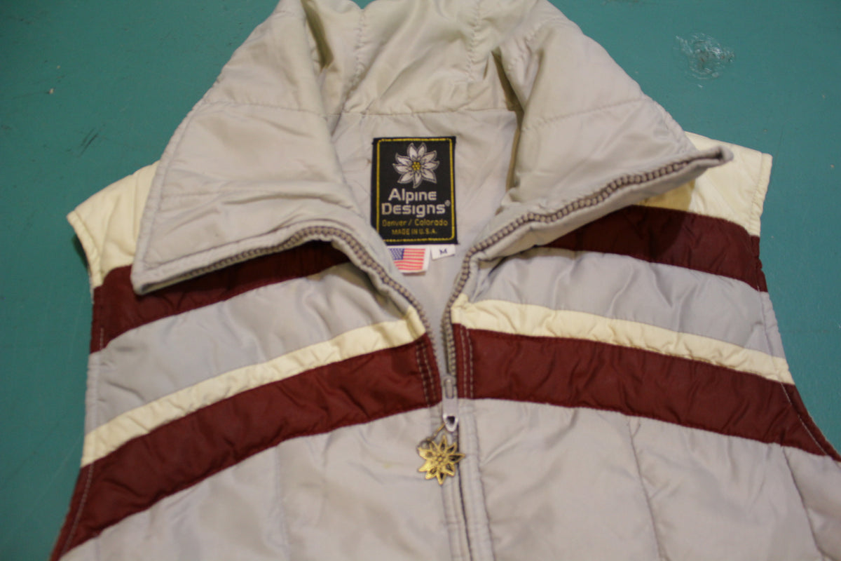 Alpine Designs Vintage 80's Down Puffer Vest Denver Colorado Ski Jacke –  thefuzzyfelt