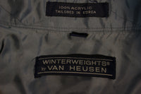 Van Heusen Winterweights Vintage Flannel Long Sleeve Button Up