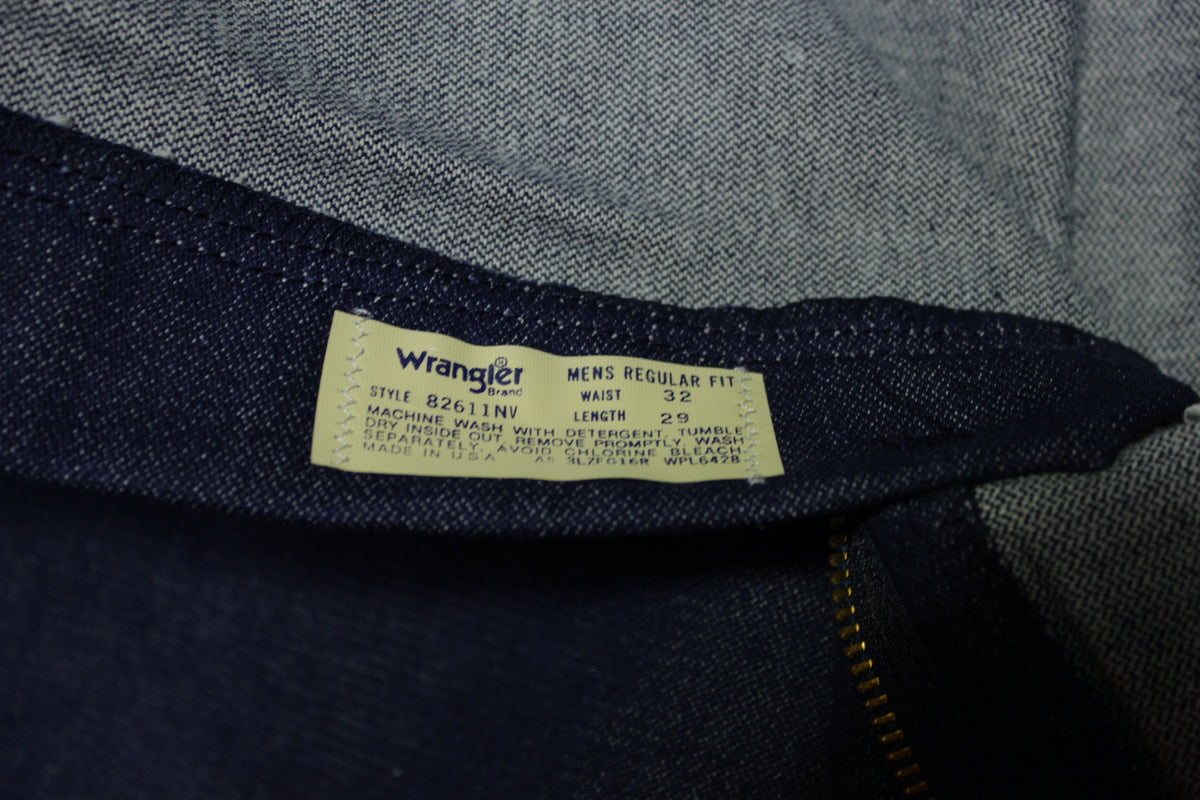Wrangler 945DEN 82611NV Vintage 70's Deadstock w/ Tags Dark Wash Denim Boot Jeans