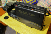 Sharp VL-L340U VHS Camcorder Slim Cam case parts charger battery manual UNTESTED