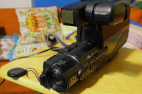 Sharp VL-L340U VHS Camcorder Slim Cam case parts charger battery manual UNTESTED