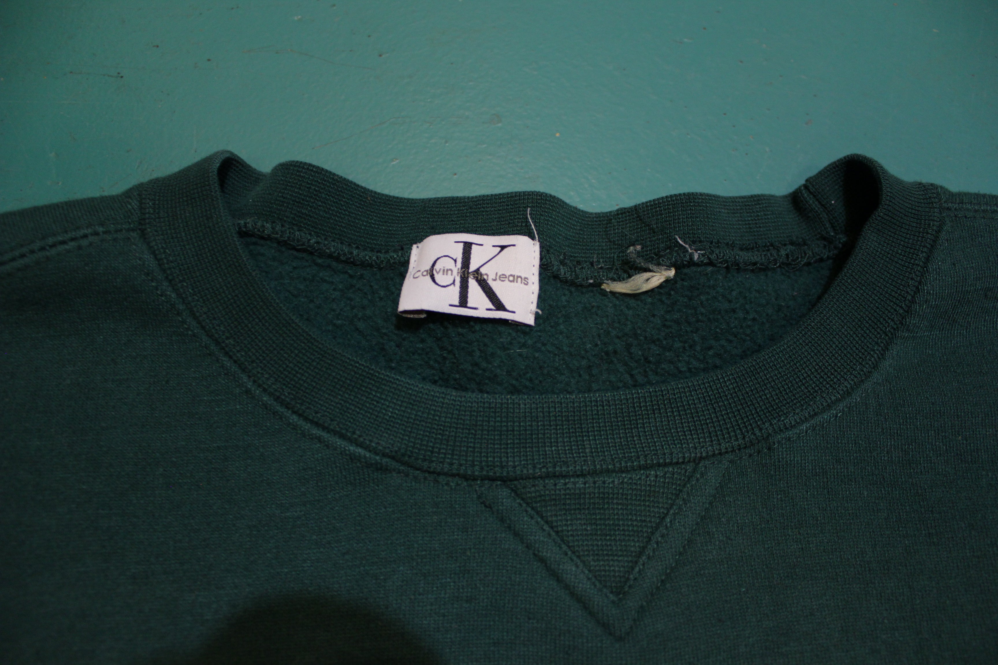 Calvin klein sweatshirt discount green