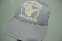 Hawaii Hang Loose Hand Vintage 80's Adjustable Back Snapback Hat
