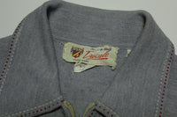 Ducale Vintage Made in Italy Wool Trade Mark 60s Quarter Zip Sweater