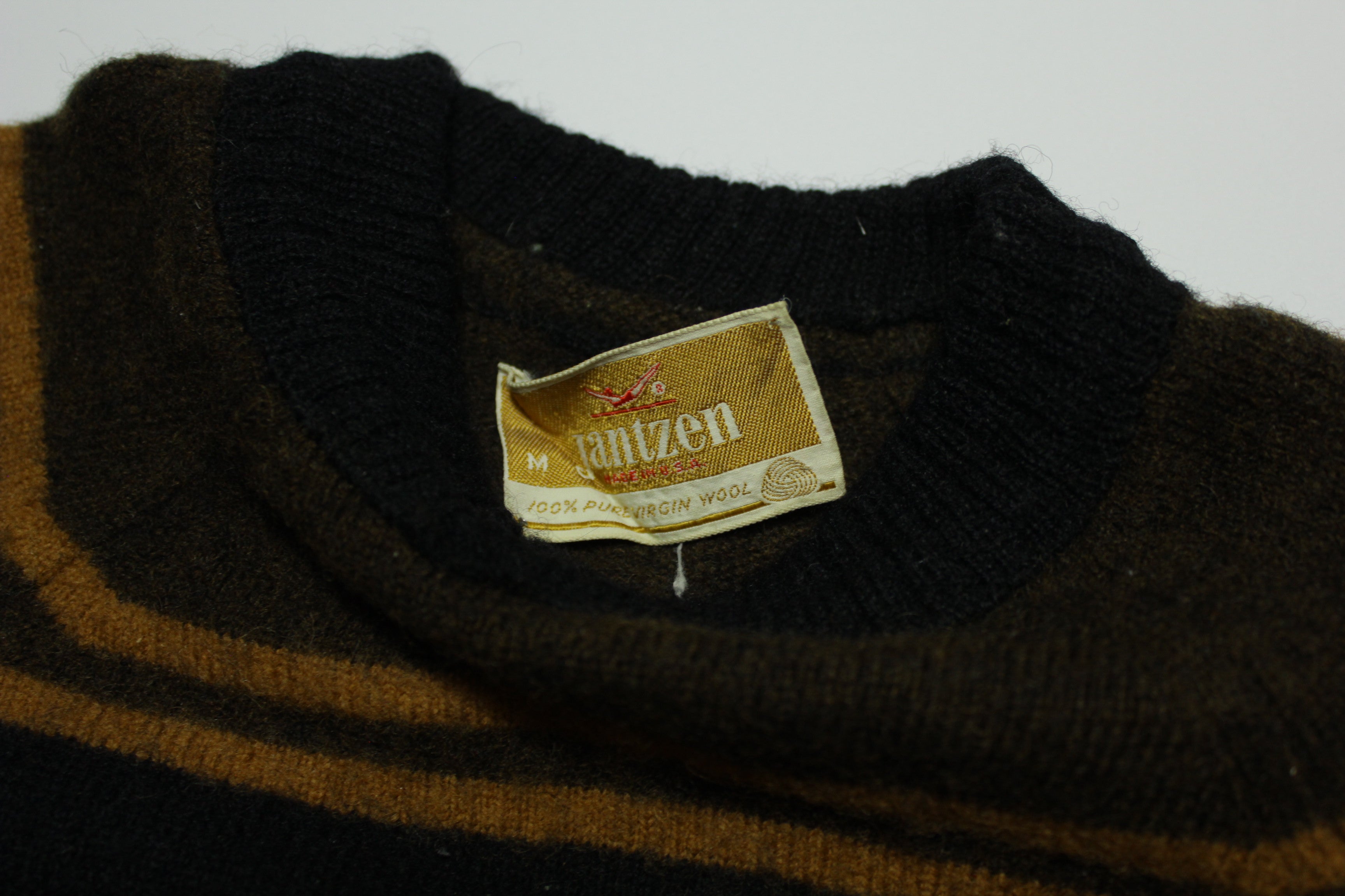 Jantzen Virgin Wool Striped Vintage 60's XS Sweater – thefuzzyfelt