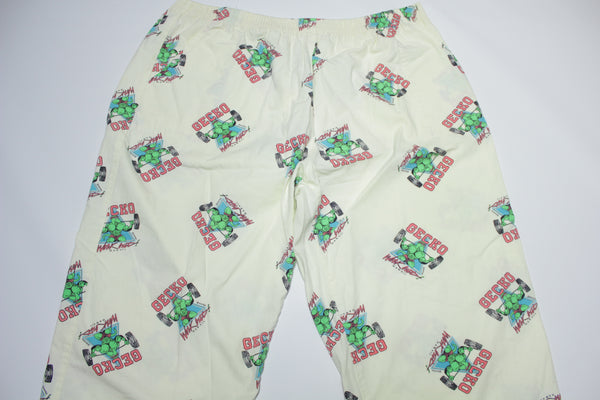 Gecko Bermuda Vintage Hawaii Made Pocket 80's Summer Beach Shorts