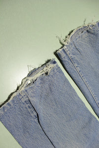 Levis 501 Selvedge Black Bar Tack #6 Stamp Vintage Redline Denim "altered" Blue Jeans
