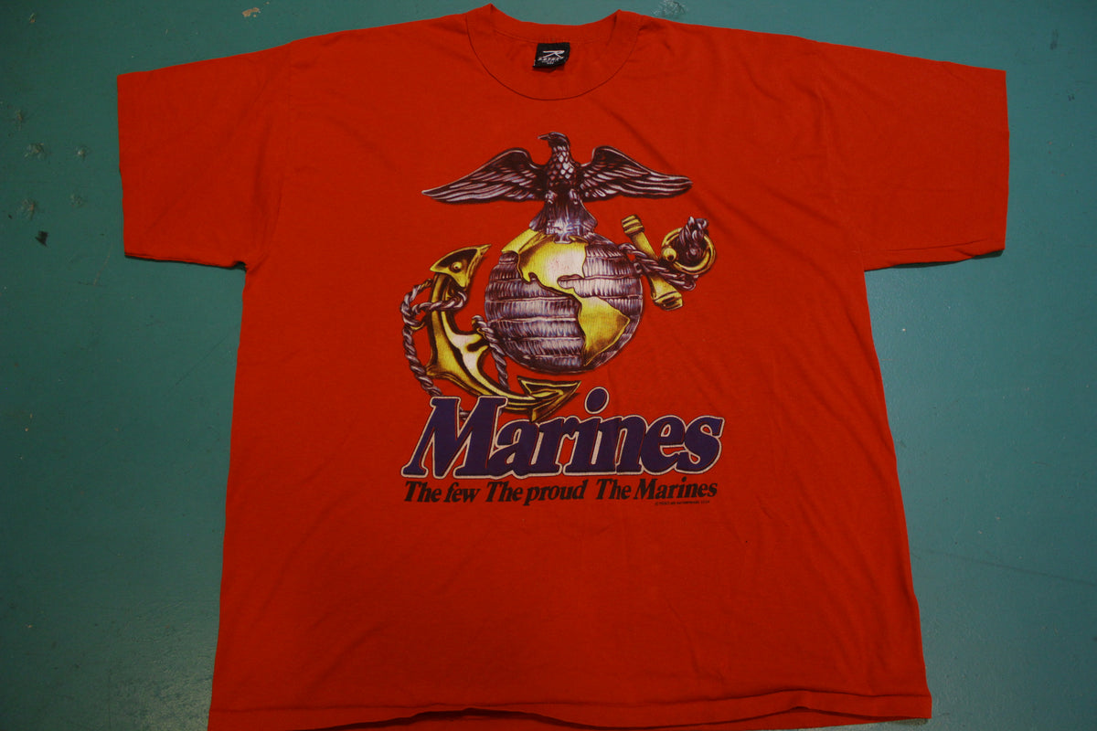 Marines 1993 Rothco The Few The Proud Single Stitch Vintage 90's T-Shirt.