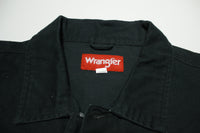 Wrangler 4 Pocket Black Cotton Trucker Jean Jacket