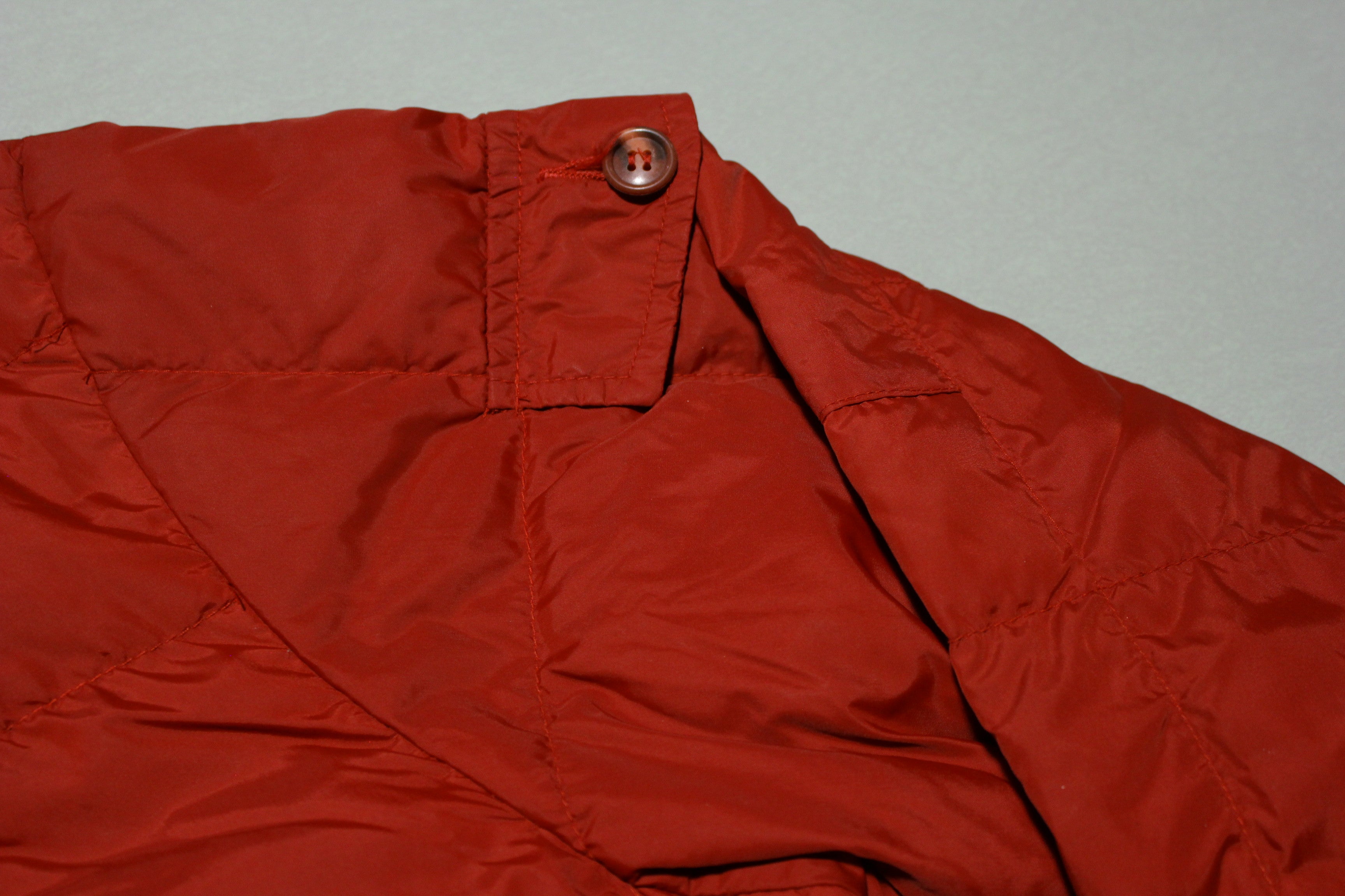 Eddie Bauer Goose Down Quilted 70s 80s Half Zip Pullover