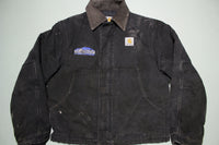 Carhartt J002 BLK Arctic Quilt Lined Duck Canvas Traditional Work Jacket