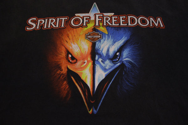 Harley Davidson Motorcycles Spirit of Freedom Owens Yakima Made In USA T-Shirt