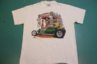 Texaco Speedway Hot Rod T-Bucket Vintage Single Stitch 90's Gas Station T-Shirt