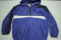 Nike Pullover Windbreaker Color Block 90's Embroidered Swoosh Check Jacket