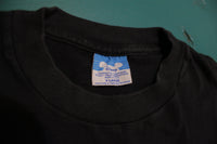Mickey Mouse Vintage Disney Blue Bar Tag Made in USA 80's 70's Single Stitch T-Shirt