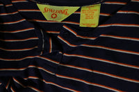 Spalding 2 Button Vintage Shirt. Striped.
