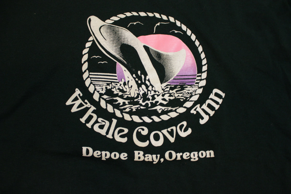 Whale Cove Inn Depoe Bay Oregon Vintage Made In USA 90's Single Stitch T-Shirt