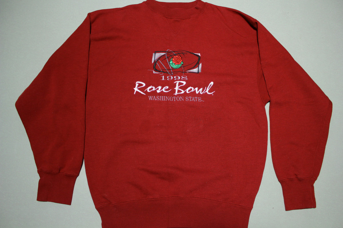 WSU Washington State Cougars 1998 Vintage 90's Rose Bowl Crewneck Sweatshirt