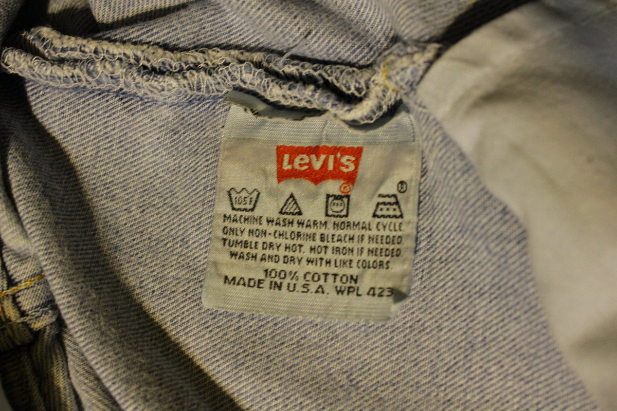 Red Tab 501 Button Fly Vintage Women's Levis. 1980's Made in USA